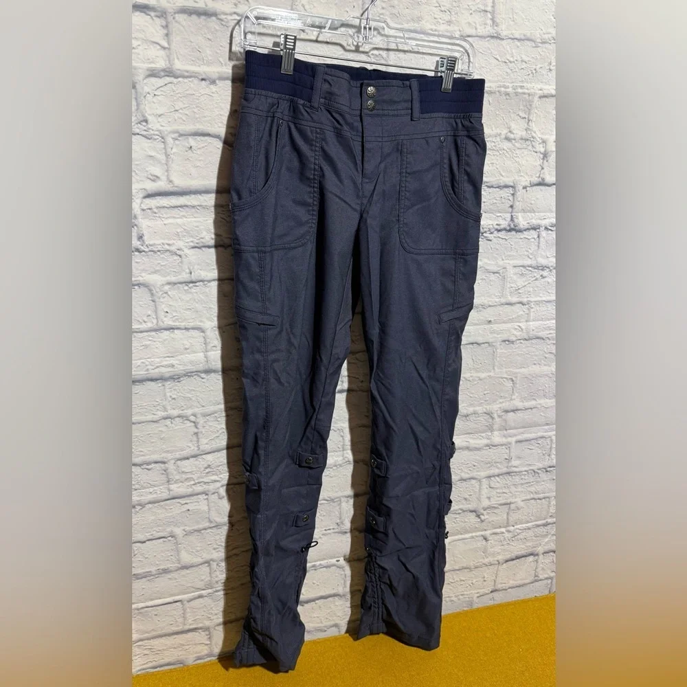 Athleta Shasta Convertible Hiking Pants, Dark Blue, Size 6 - Picture 3 of 8